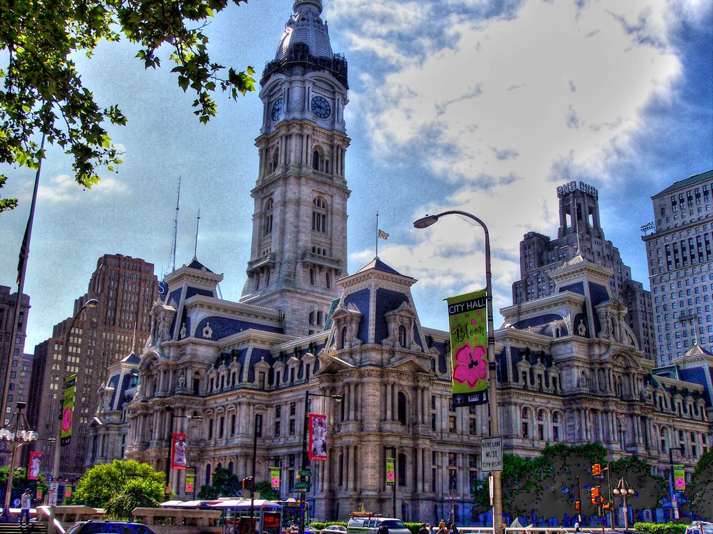 Philadelphia City Hall jigsaw puzzle in Street View puzzles on TheJigsawPuzzles.com