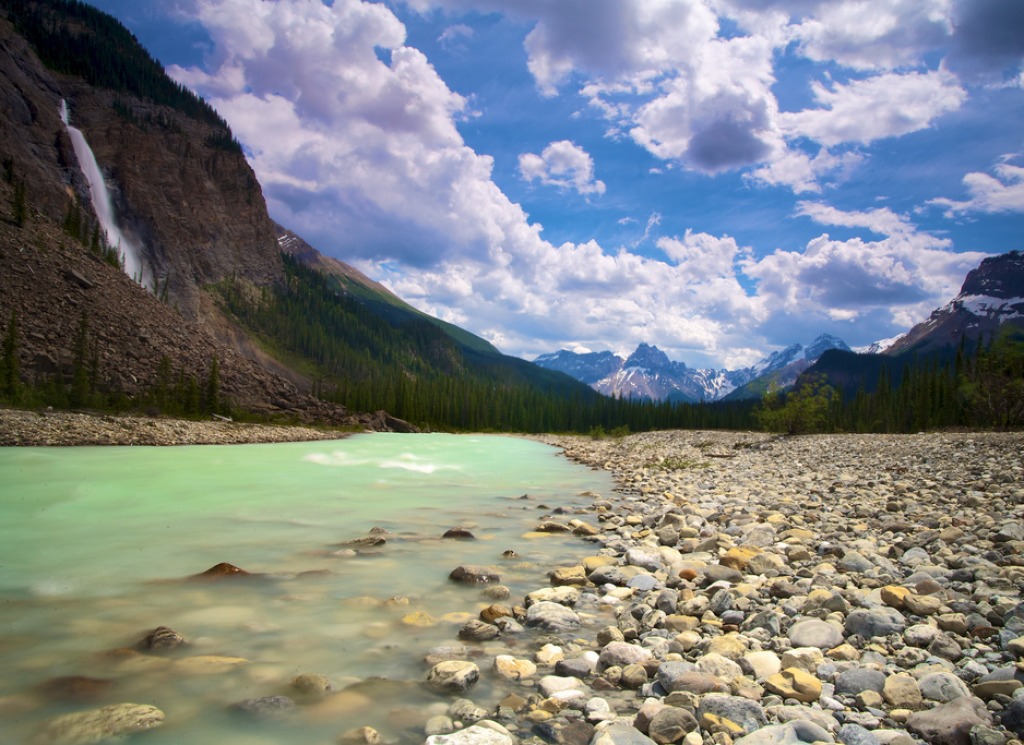 Yoho Valley, Canada jigsaw puzzle in Waterfalls puzzles on TheJigsawPuzzles.com