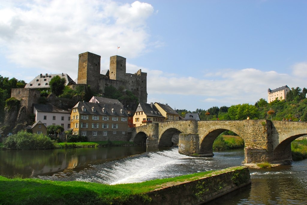 Medieval Runkel jigsaw puzzle in Waterfalls puzzles on TheJigsawPuzzles.com