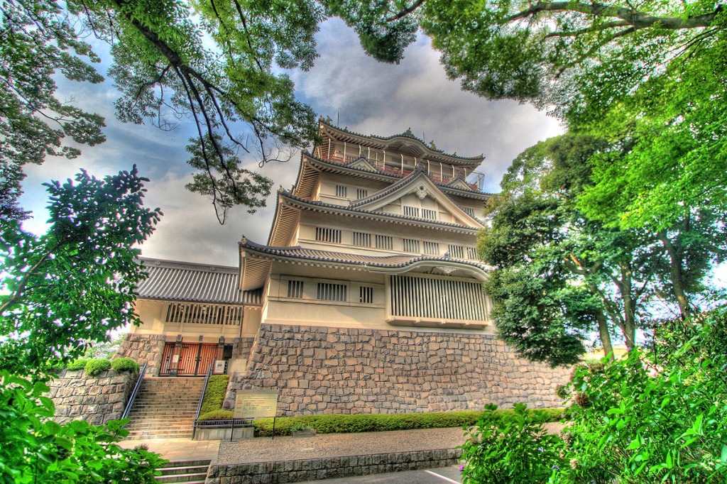 Chiba Castle, Japan jigsaw puzzle in Castles puzzles on TheJigsawPuzzles.com