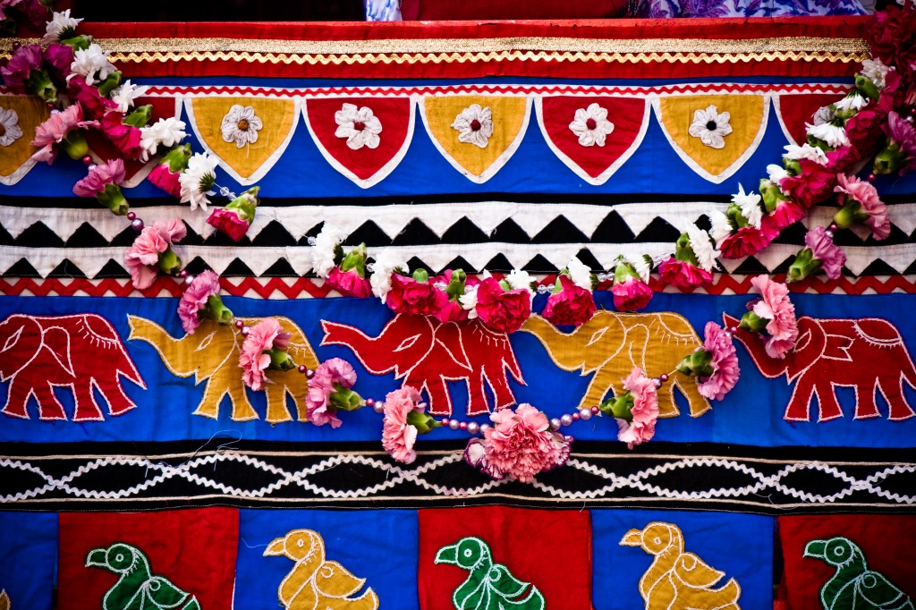 Festival of Chariots jigsaw puzzle in Flowers puzzles on TheJigsawPuzzles.com