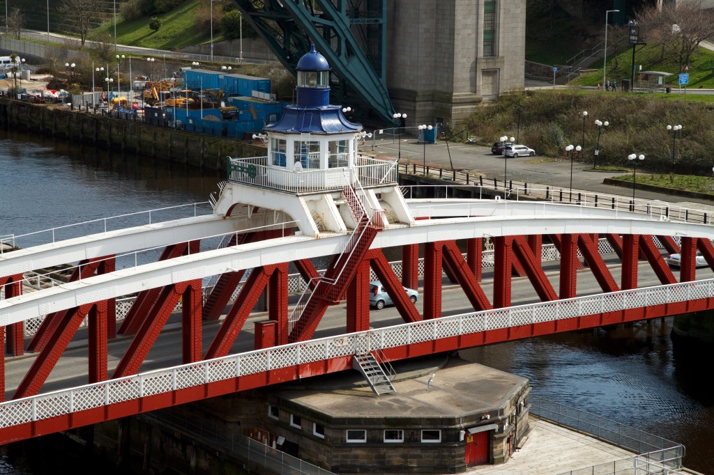 Swing Bridge, Newcastle jigsaw puzzle in Bridges puzzles on TheJigsawPuzzles.com