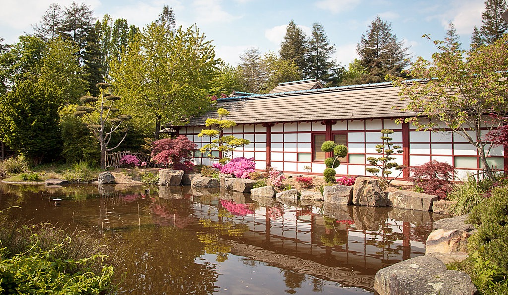 Japanese Garden, Versailles Island jigsaw puzzle in Street View puzzles on TheJigsawPuzzles.com