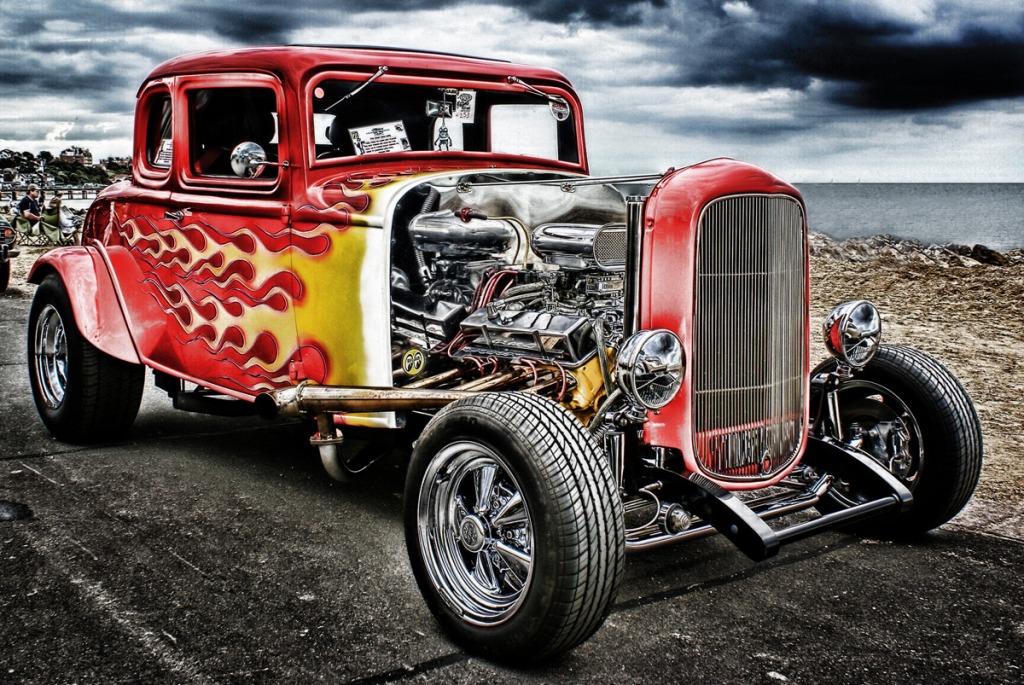 Hotrod! jigsaw puzzle in Cars & Bikes puzzles on TheJigsawPuzzles.com