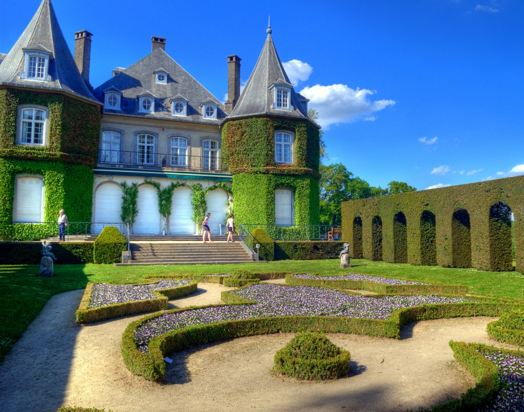 Château de la Hulpe jigsaw puzzle in Castles puzzles on TheJigsawPuzzles.com