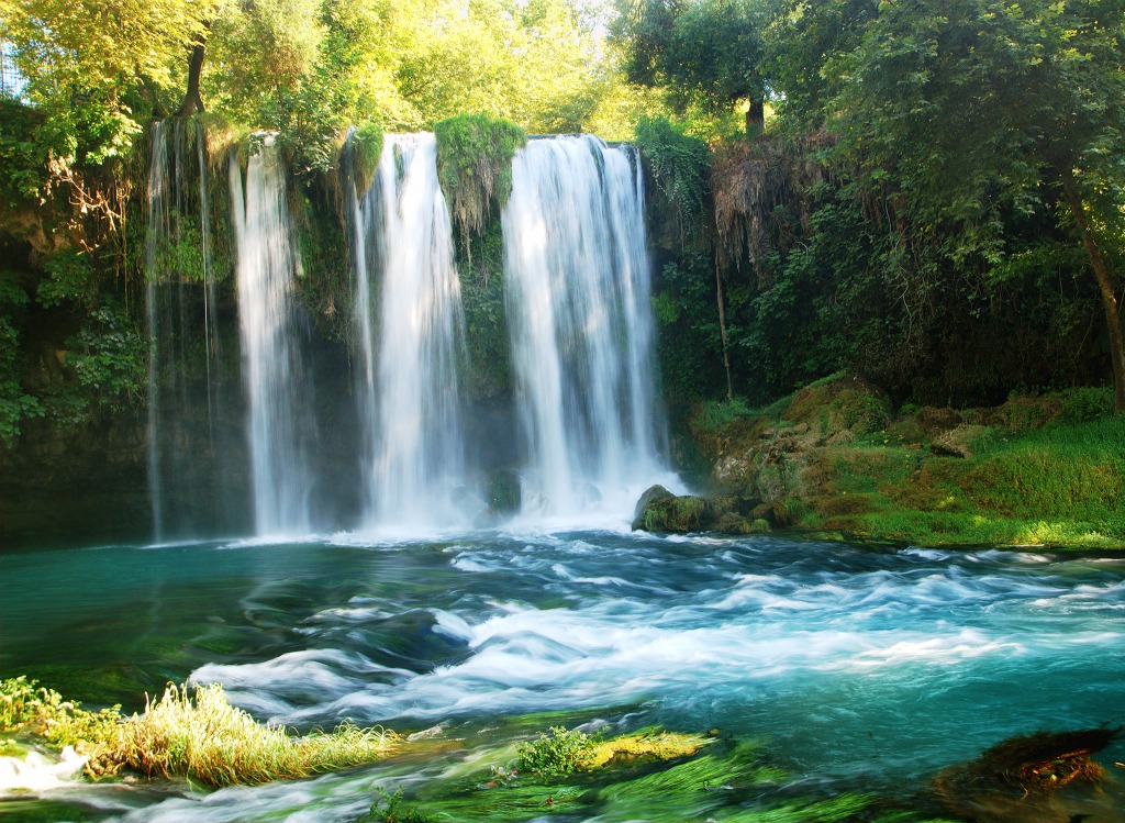 Duden Waterfall, Turkey jigsaw puzzle in Waterfalls puzzles on TheJigsawPuzzles.com