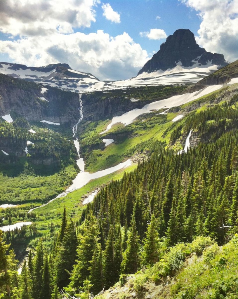 Logan Pass, Glacier NP jigsaw puzzle in Waterfalls puzzles on TheJigsawPuzzles.com