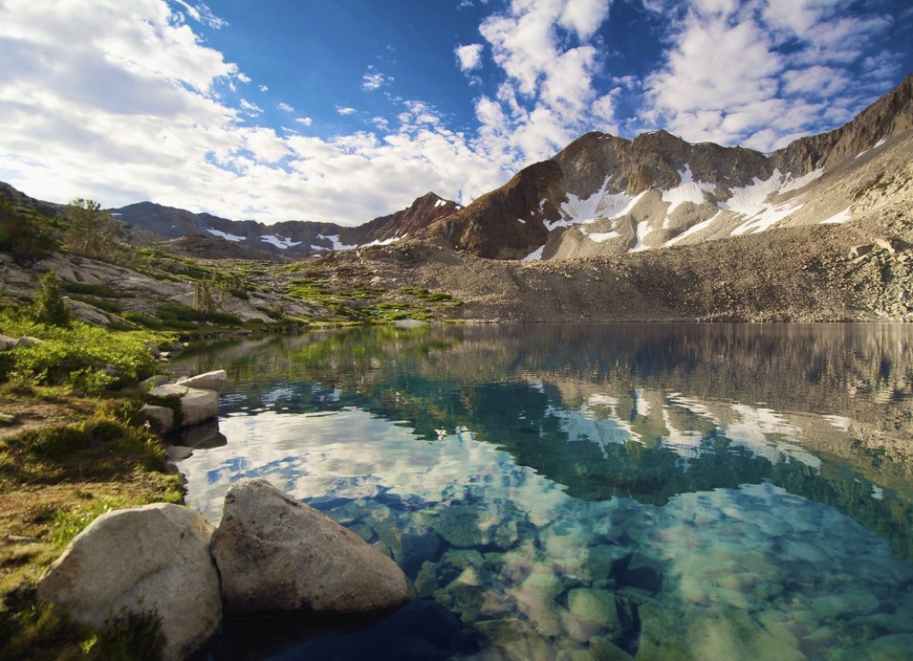 Lake Marjorie, Kings Canyon NP jigsaw puzzle in Puzzle of the Day puzzles on TheJigsawPuzzles.com