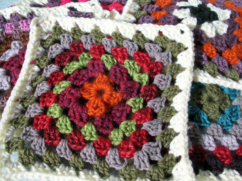 More Granny Squares jigsaw puzzle in Handmade puzzles on TheJigsawPuzzles.com