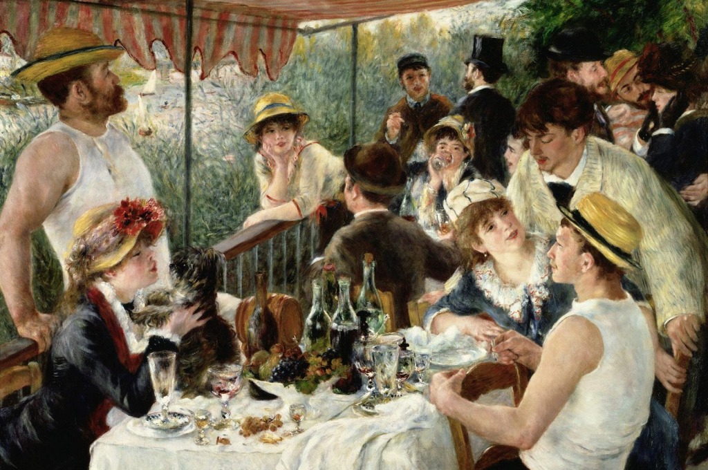 The Luncheon of the Boating Party jigsaw puzzle in Piece of Art puzzles on TheJigsawPuzzles.com