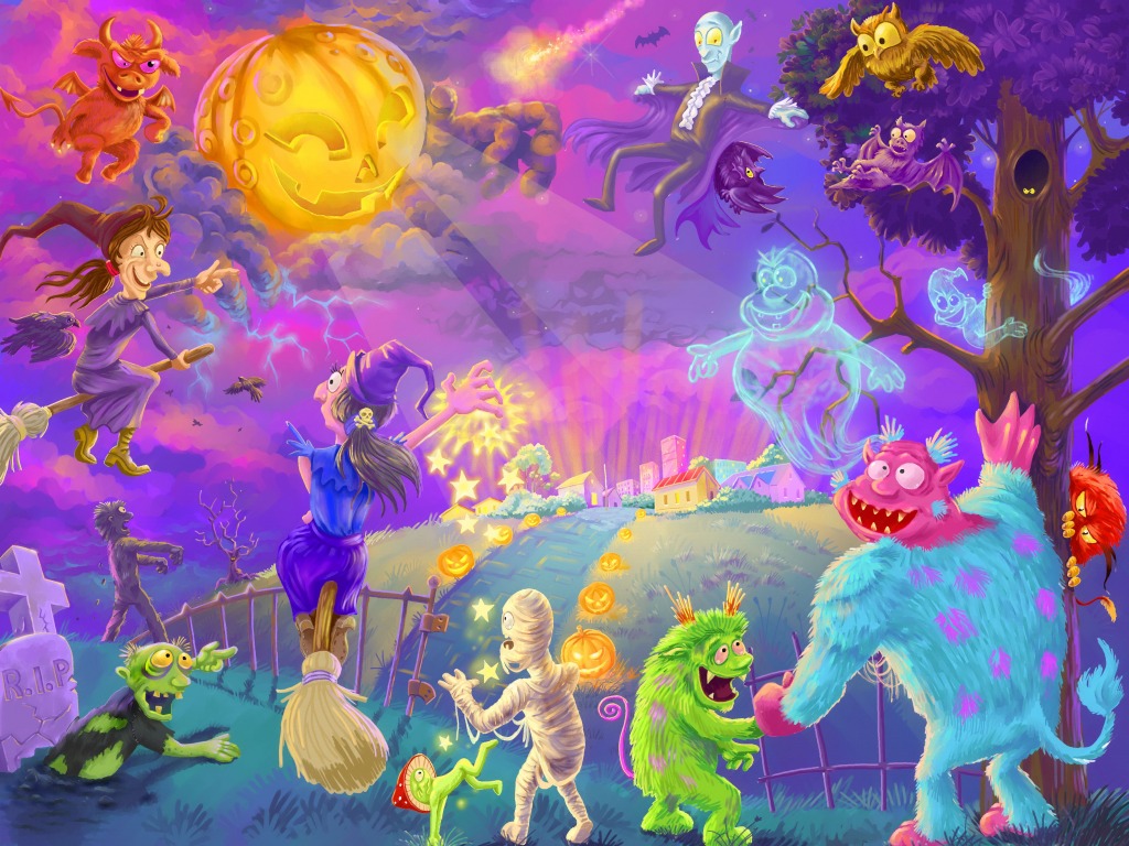 Happy Halloween! jigsaw puzzle in Puzzle of the Day puzzles on TheJigsawPuzzles.com