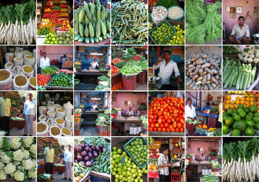 New Delhi Markets, India jigsaw puzzle in Fruits & Veggies puzzles on TheJigsawPuzzles.com