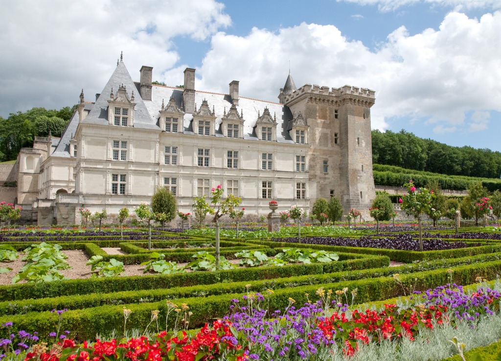 Château de Villandry, France jigsaw puzzle in Castles puzzles on TheJigsawPuzzles.com