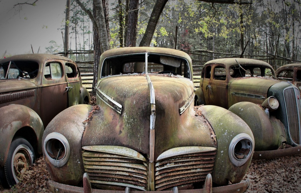 Old Cars jigsaw puzzle in Cars & Bikes puzzles on TheJigsawPuzzles.com