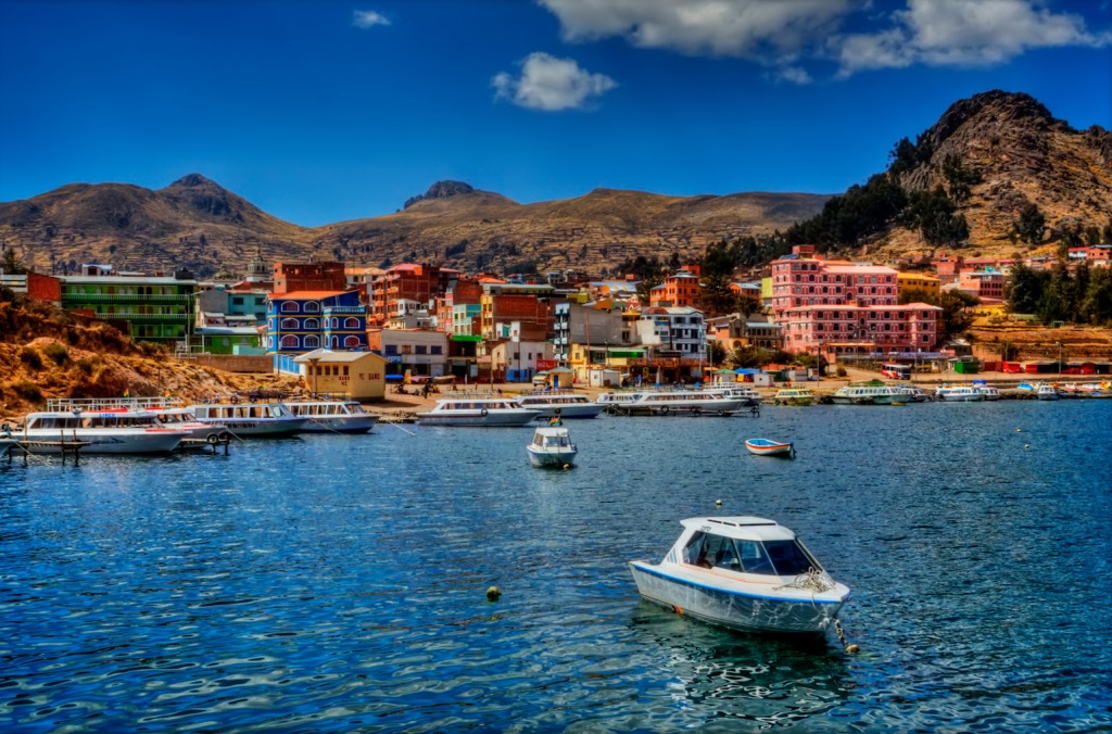Copacabana, Lake Titicaca jigsaw puzzle in Great Sightings puzzles on TheJigsawPuzzles.com
