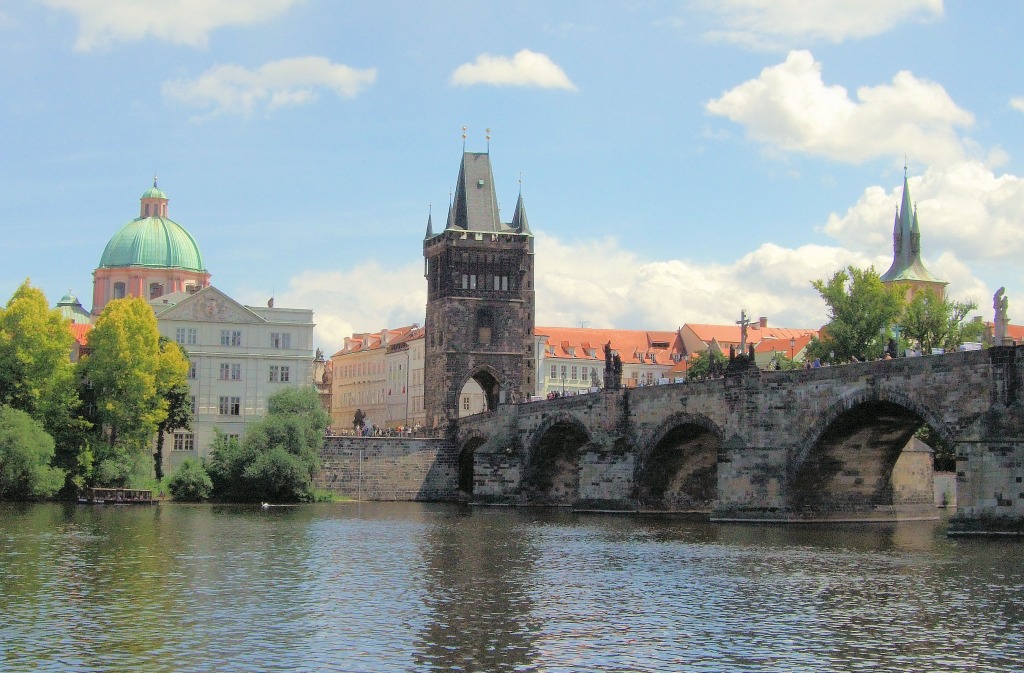 Charles Bridge, Prague jigsaw puzzle in Bridges puzzles on TheJigsawPuzzles.com