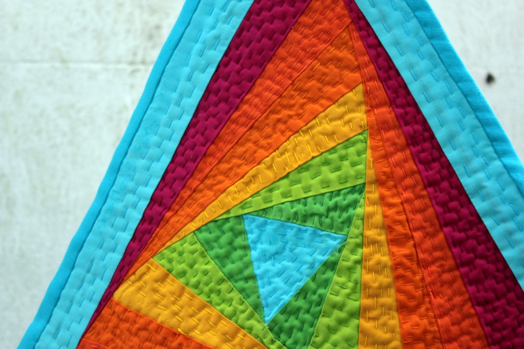Triangle Tilt Quilt jigsaw puzzle in Handmade puzzles on TheJigsawPuzzles.com