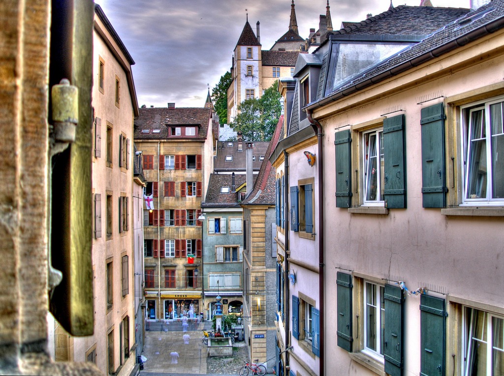 Château de Neuchâtel, Switzerland jigsaw puzzle in Street View puzzles on TheJigsawPuzzles.com