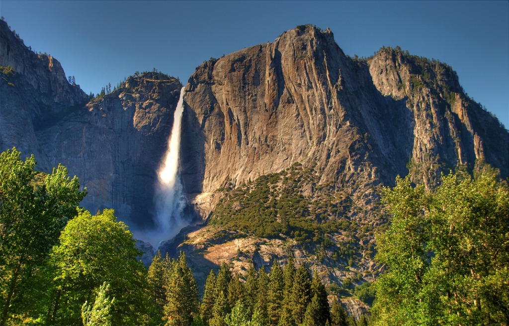 Yosemite Falls jigsaw puzzle in Waterfalls puzzles on TheJigsawPuzzles.com