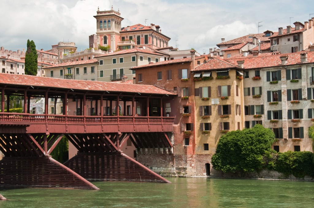 Bassano del Grappa, Italy jigsaw puzzle in Bridges puzzles on TheJigsawPuzzles.com