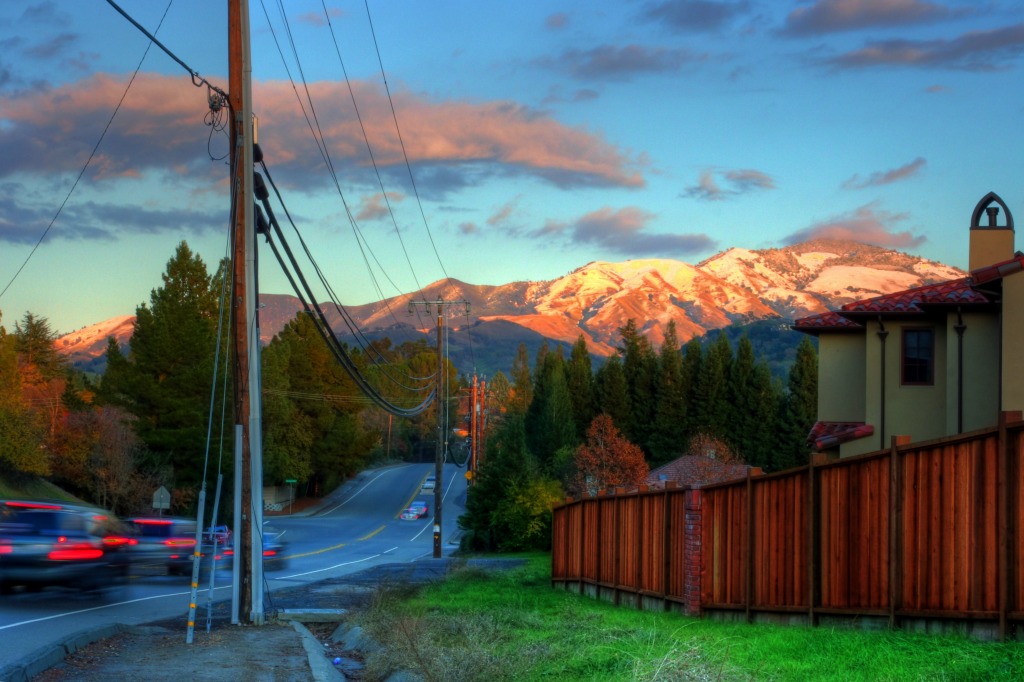 Snow on Mount Diablo jigsaw puzzle in Street View puzzles on TheJigsawPuzzles.com