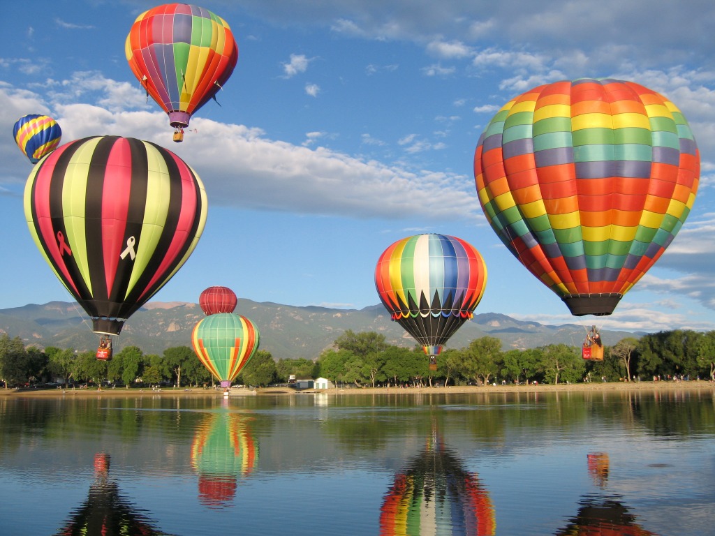 Colorado Springs Balloon Classic jigsaw puzzle in Aviation puzzles on TheJigsawPuzzles.com