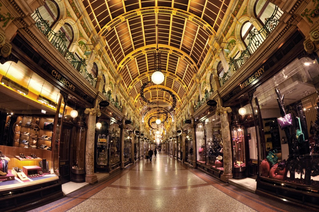 Shopping Arcade jigsaw puzzle in Puzzle of the Day puzzles on TheJigsawPuzzles.com