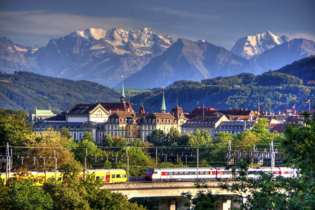 Bern, Switzerland jigsaw puzzle in Puzzle of the Day puzzles on TheJigsawPuzzles.com