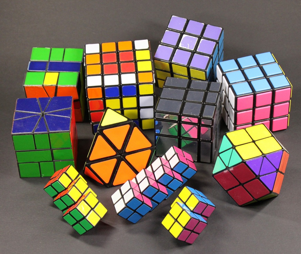Rubik's Cube Collection jigsaw puzzle in Macro puzzles on TheJigsawPuzzles.com