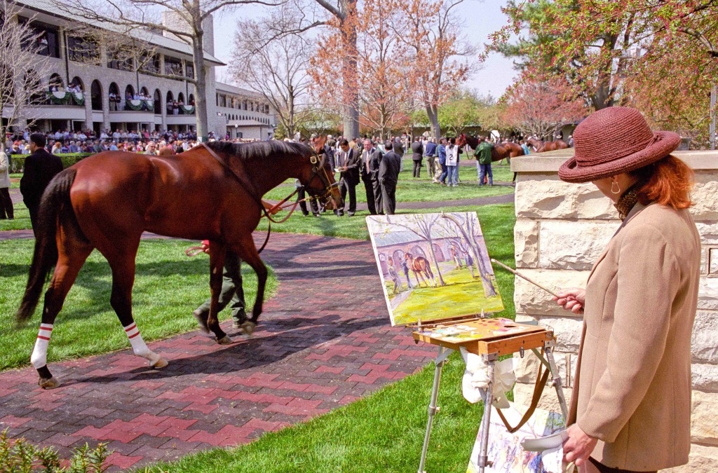 Keeneland Race Track jigsaw puzzle in Animals puzzles on TheJigsawPuzzles.com