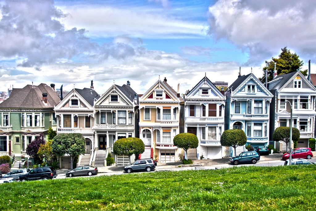Painted Ladies, San Francisco jigsaw puzzle in Puzzle of the Day puzzles on TheJigsawPuzzles.com