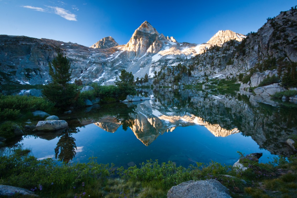 Rae Lakes, Kings Canyon NP jigsaw puzzle in Puzzle of the Day puzzles on TheJigsawPuzzles.com