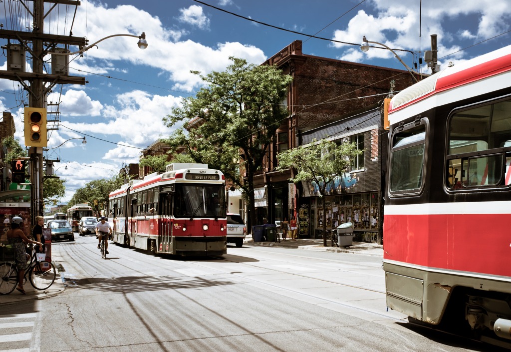 Queen Street, Toronto jigsaw puzzle in Street View puzzles on TheJigsawPuzzles.com