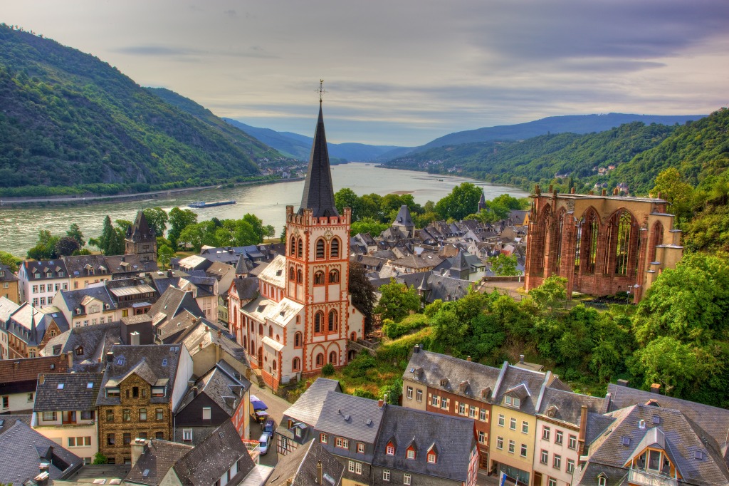 Bacharach, Germany jigsaw puzzle in Street View puzzles on TheJigsawPuzzles.com