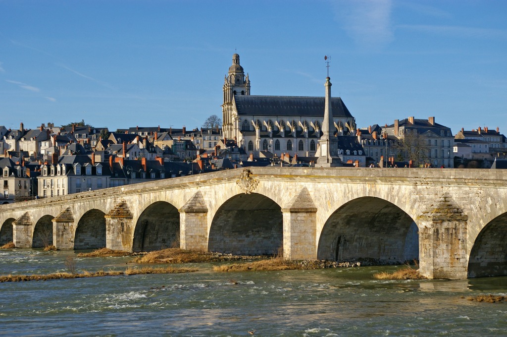 Blois, France jigsaw puzzle in Bridges puzzles on TheJigsawPuzzles.com