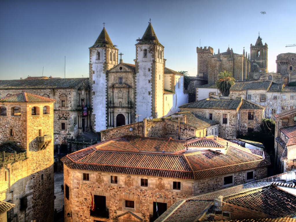 Cáceres, Spain jigsaw puzzle in Street View puzzles on TheJigsawPuzzles.com