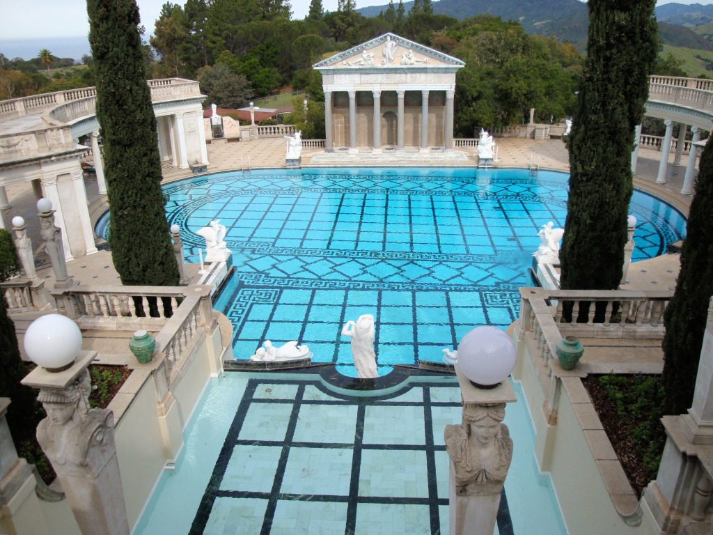 Hearst Castle, San Simeon, California jigsaw puzzle in Castles puzzles on TheJigsawPuzzles.com