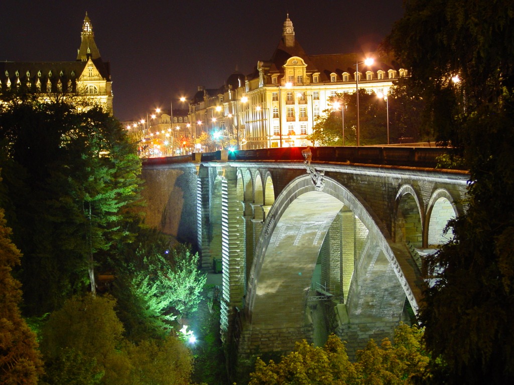 Luxembourg City jigsaw puzzle in Bridges puzzles on TheJigsawPuzzles.com