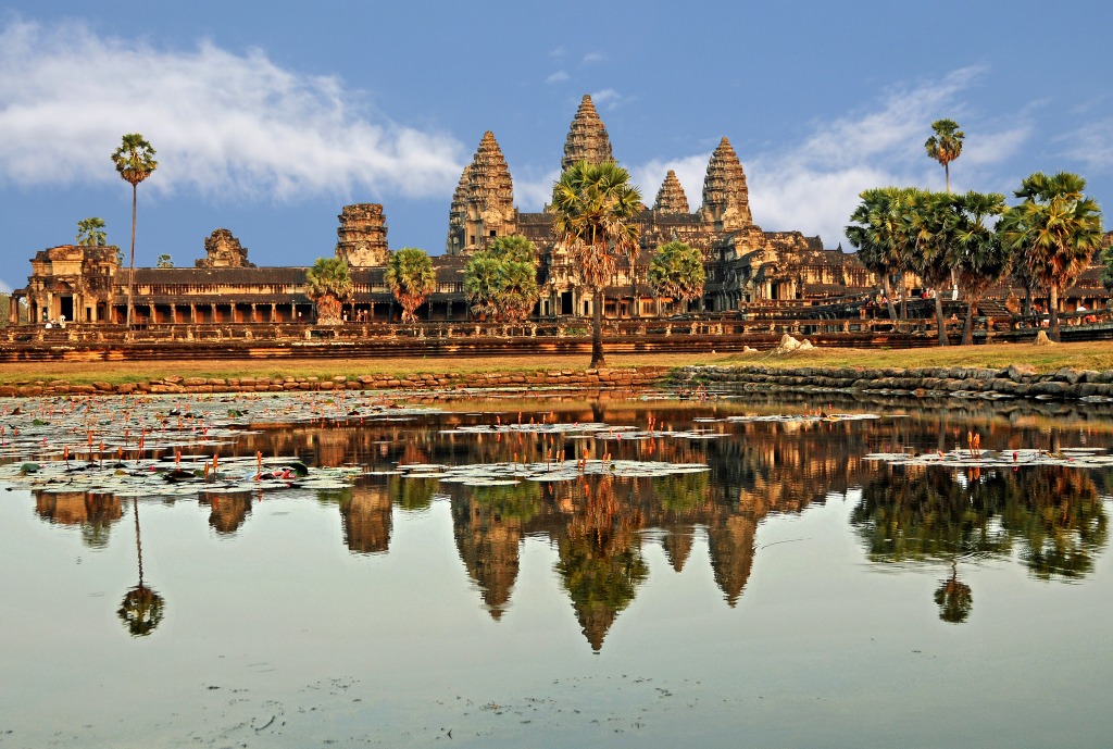 Angkor Wat, Cambodia jigsaw puzzle in Great Sightings puzzles on TheJigsawPuzzles.com