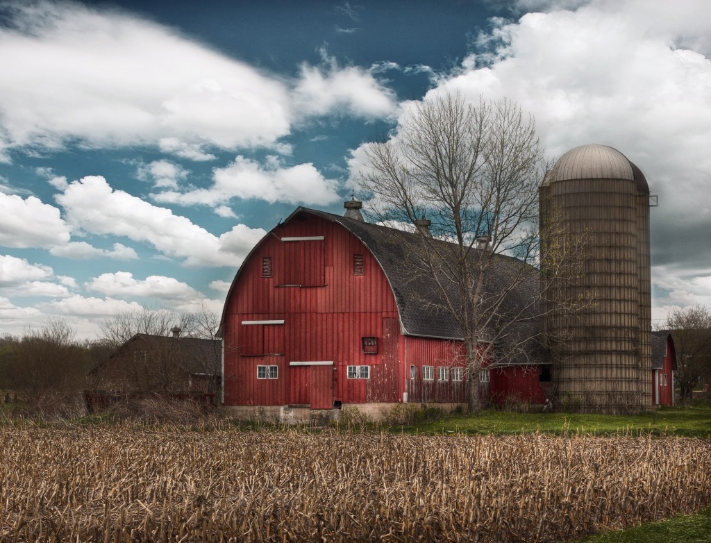 Red Barn jigsaw puzzle in Great Sightings puzzles on TheJigsawPuzzles.com