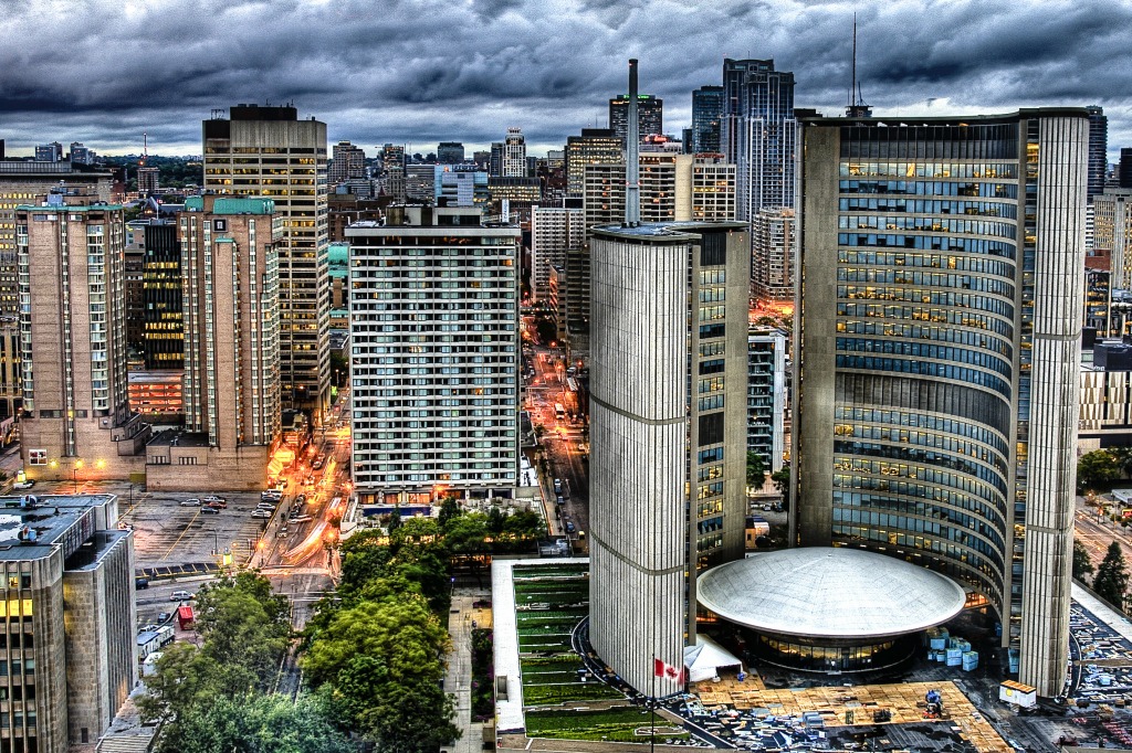 Toronto City Hall jigsaw puzzle in Street View puzzles on TheJigsawPuzzles.com