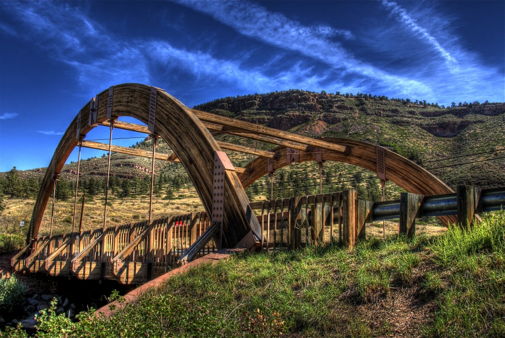 Apple Valley Bridge, Lyons, Colorado jigsaw puzzle in Bridges puzzles on TheJigsawPuzzles.com