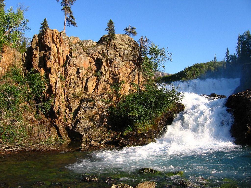 Kontrashibuna Lake, Alaska jigsaw puzzle in Waterfalls puzzles on TheJigsawPuzzles.com