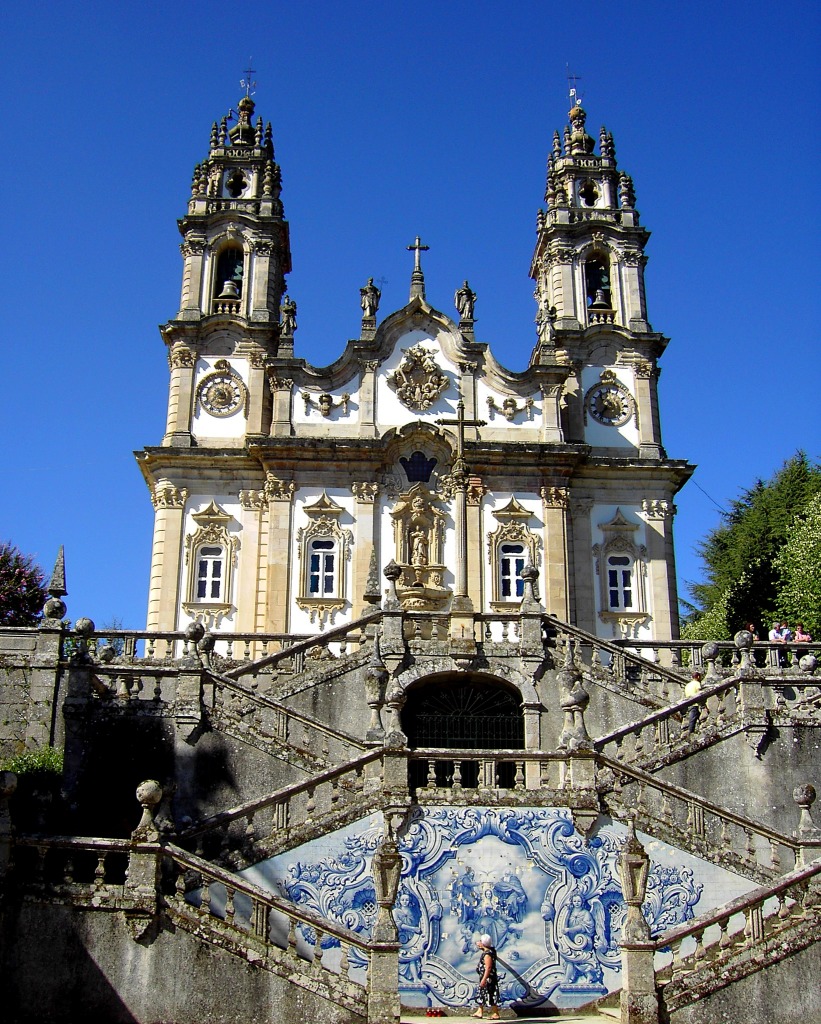 Santuário de Nossa Senhora dos Remédios jigsaw puzzle in Castles puzzles on TheJigsawPuzzles.com