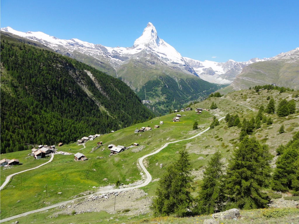 Matterhorn, Pennine Alps jigsaw puzzle in Puzzle of the Day puzzles on TheJigsawPuzzles.com