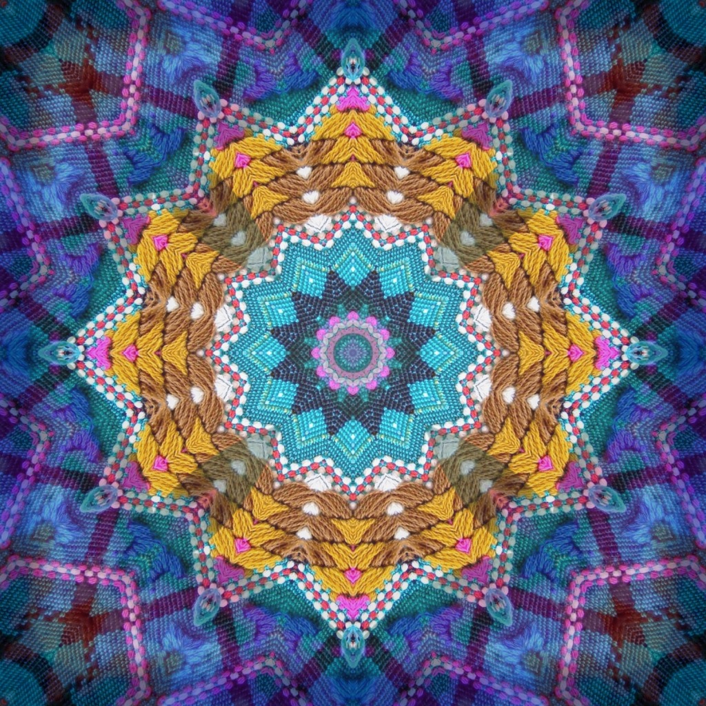 Kaleidoscope jigsaw puzzle in Handmade puzzles on TheJigsawPuzzles.com