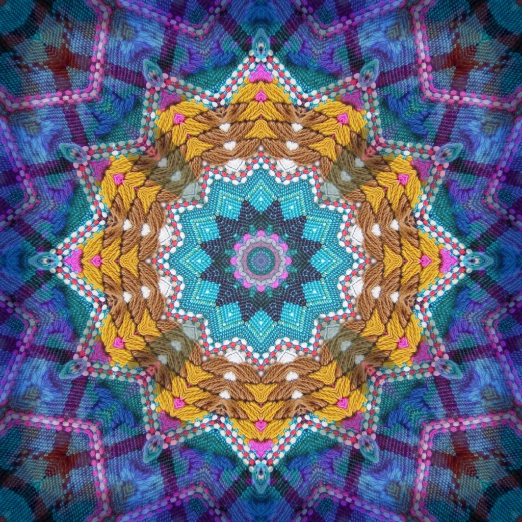 Kaleidoscope jigsaw puzzle in Handmade puzzles on TheJigsawPuzzles.com