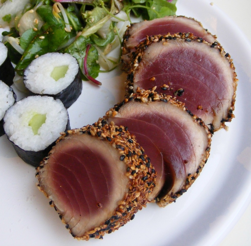 Gordon Ramsay's Sesame Crusted Tuna jigsaw puzzle in Food & Bakery puzzles on TheJigsawPuzzles.com