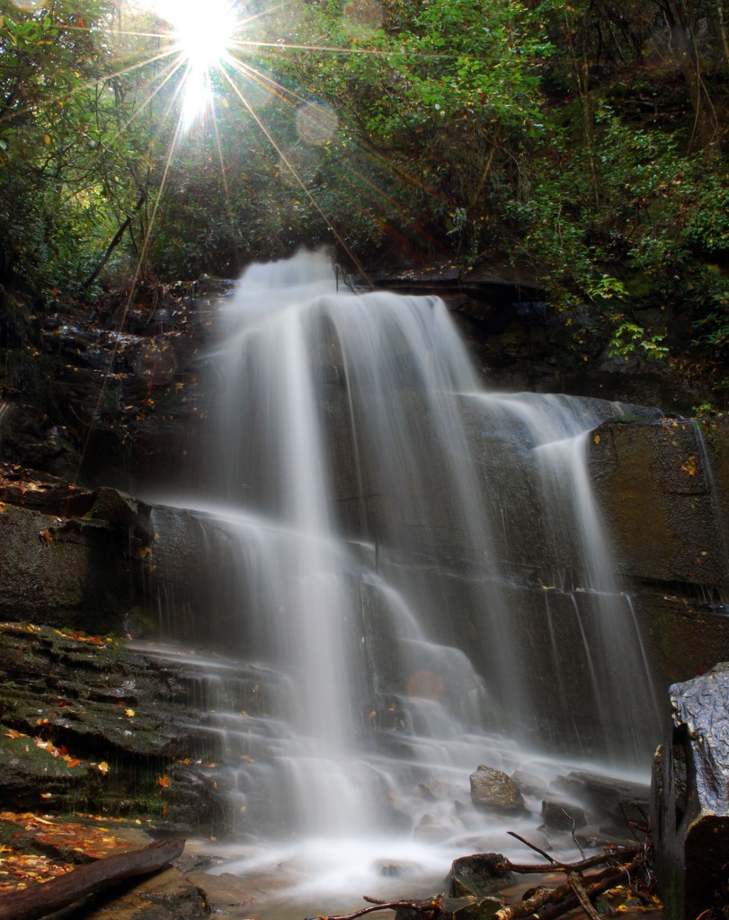 Bad Branch Falls, Rabun County, GA jigsaw puzzle in Waterfalls puzzles on TheJigsawPuzzles.com