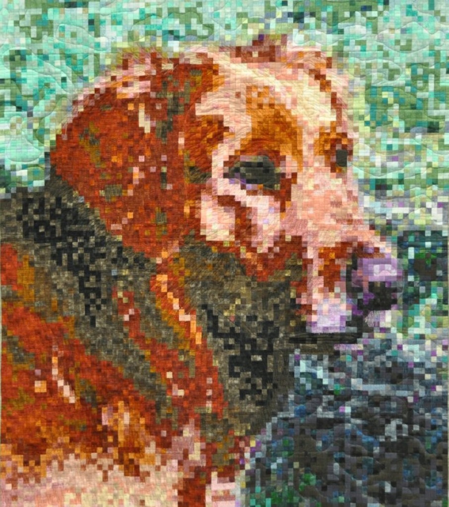 Golden Retriever Quilt jigsaw puzzle in Handmade puzzles on TheJigsawPuzzles.com